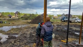 Заказать монтаж винтовых свай в Чапаевск - цена под ключ с доставкой от 1883 шт